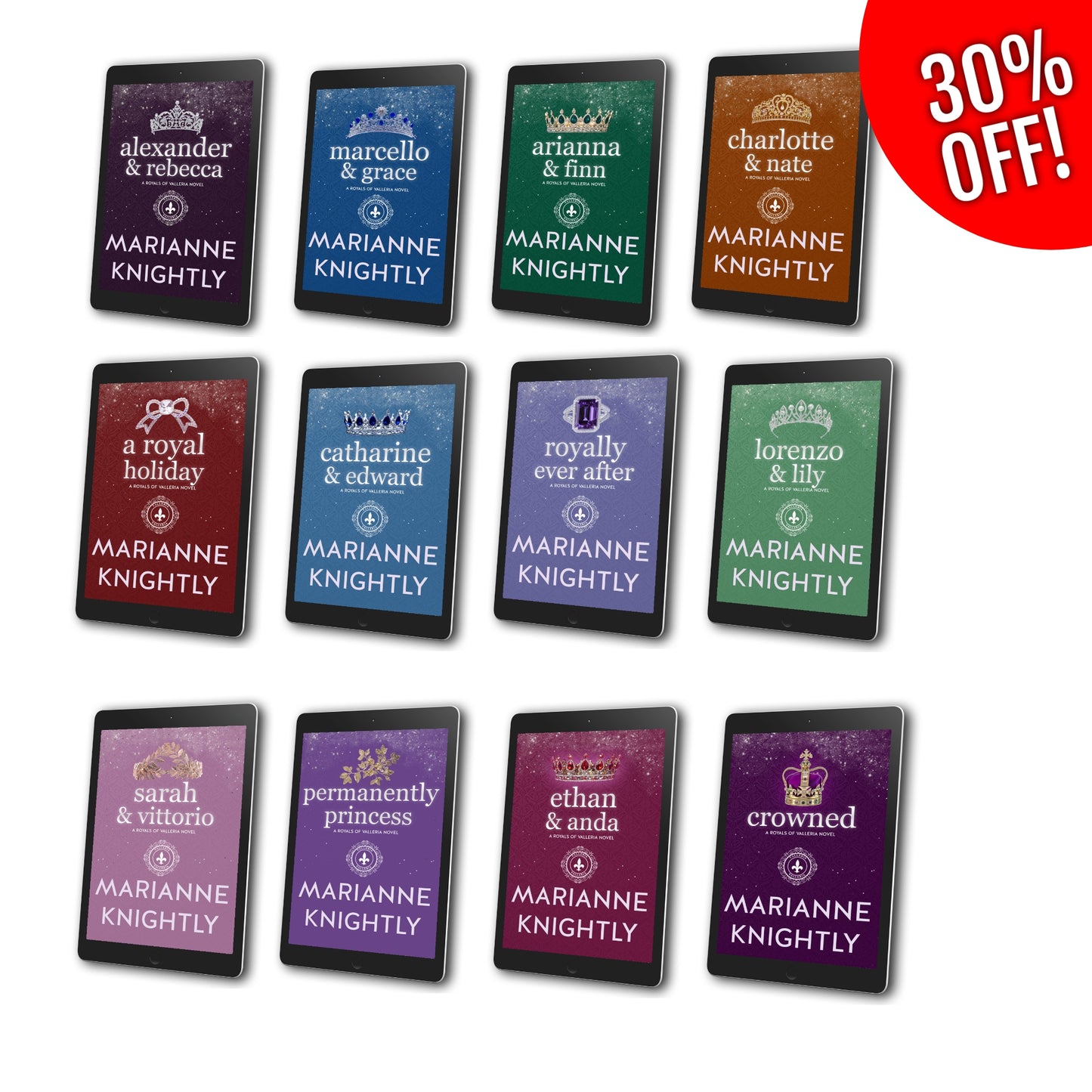 Royal Romance Steamy eBook Bundle - 12 books!